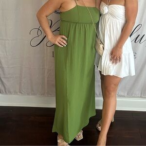 Green maxi dress - worn once to dinner.